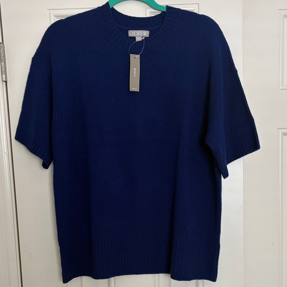 J. Crew Crewneck Short-Sleeve Sweater